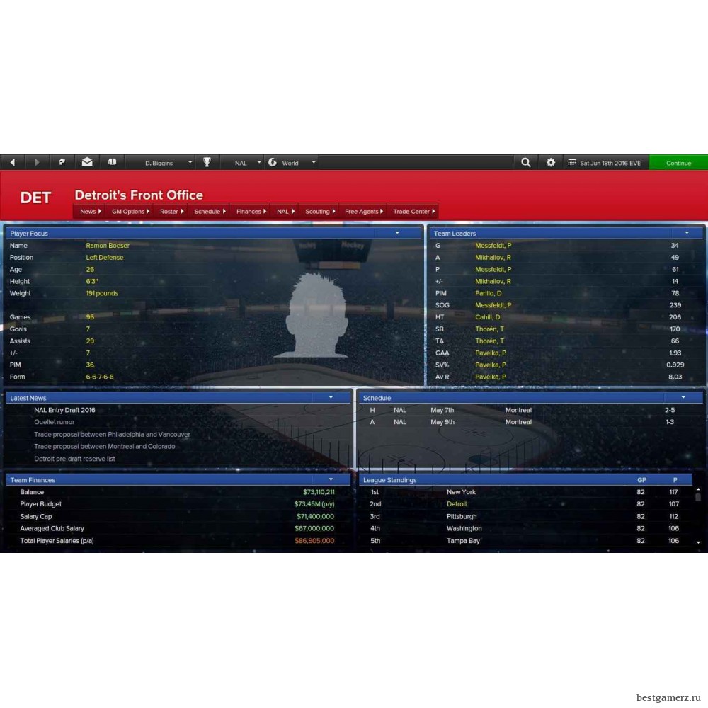 Eastside Hockey Manager