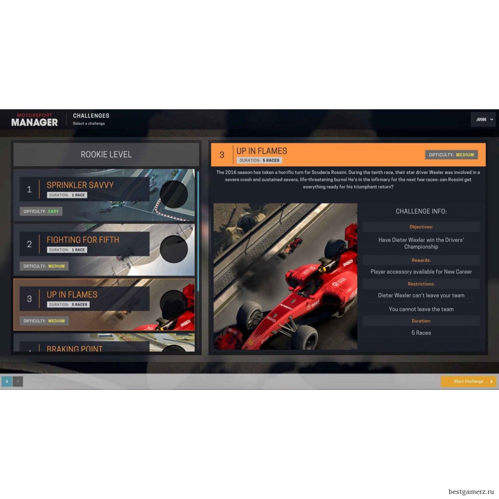 Motorsport Manager - Challenge Pack