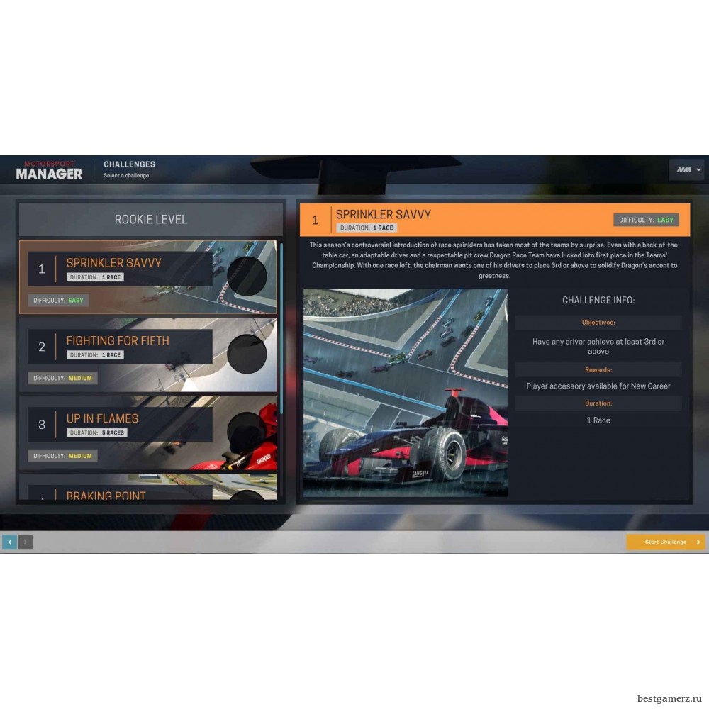 Motorsport Manager - Challenge Pack