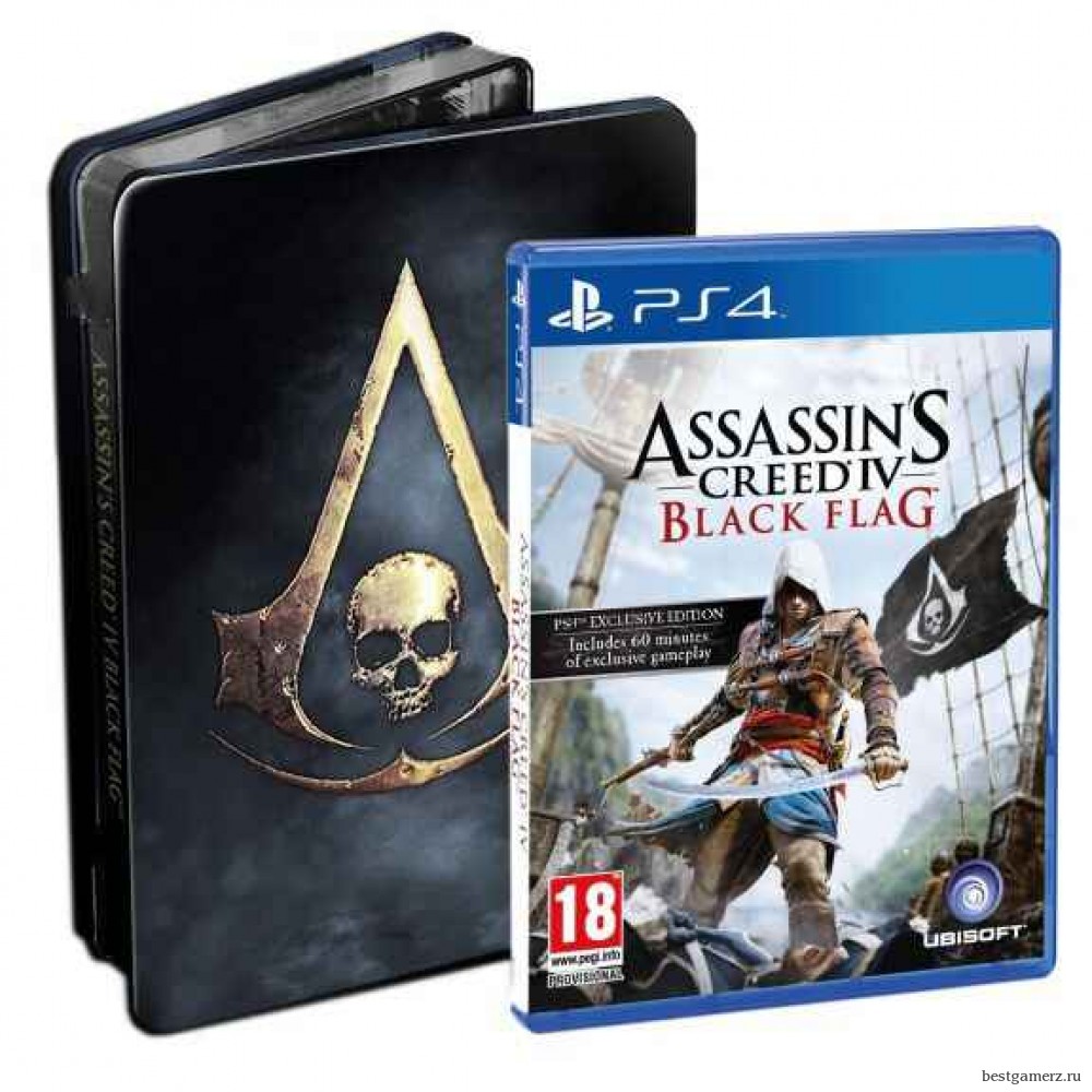 Assassin's Creed 4 (IV): Черный флаг (Black Flag) Skull Edition Русская Версия 