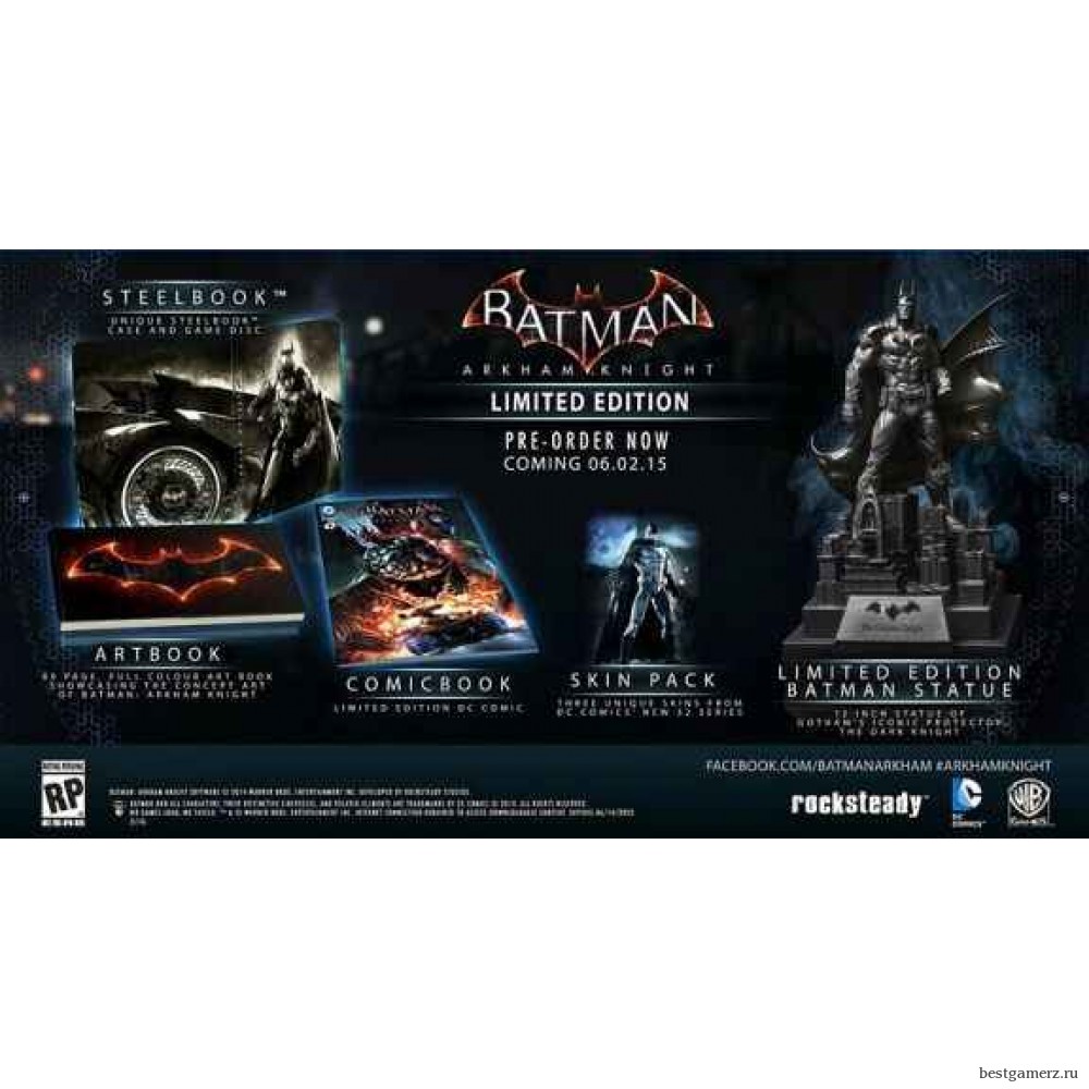 Batman: Рыцарь Аркхема (Arkham Knight) Memorial Edition Русская Версия 