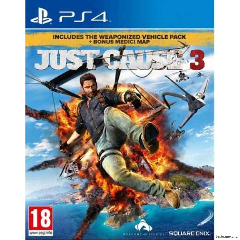 Just Cause 3. Русская Версия + DLC "РПГ Capstone Bloodhound" и "Боевой транспорт" 