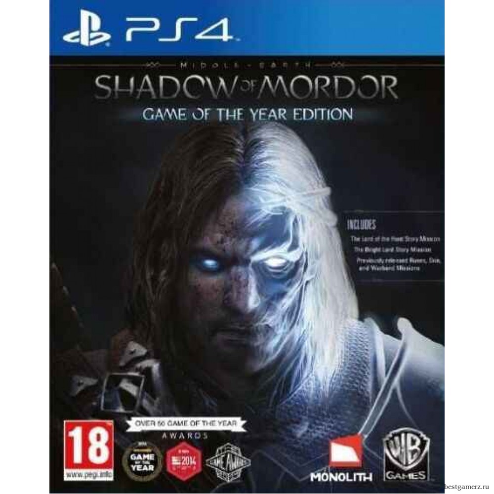 Средиземье: Тени Мордора (Middle-earth: Shadow of Mordor) Издание Игра Года (Game of the Year Edition) 