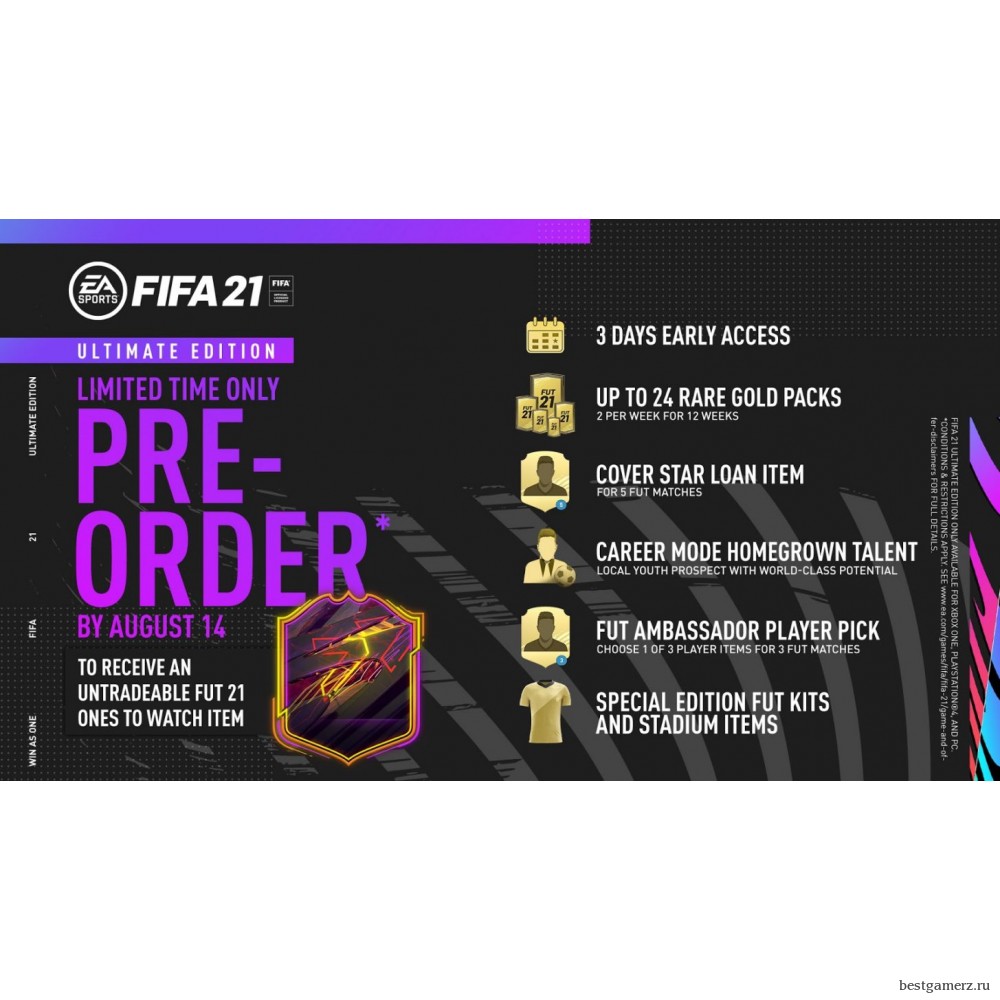 FIFA 21 ПК Origin: Издание Ultimate