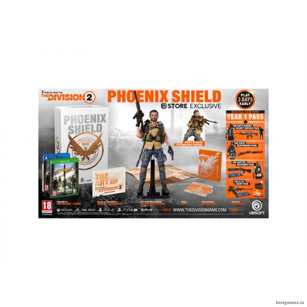 Коллекционное издание The Division 2 Phoenix Shield - Collector's Edition Xbox One