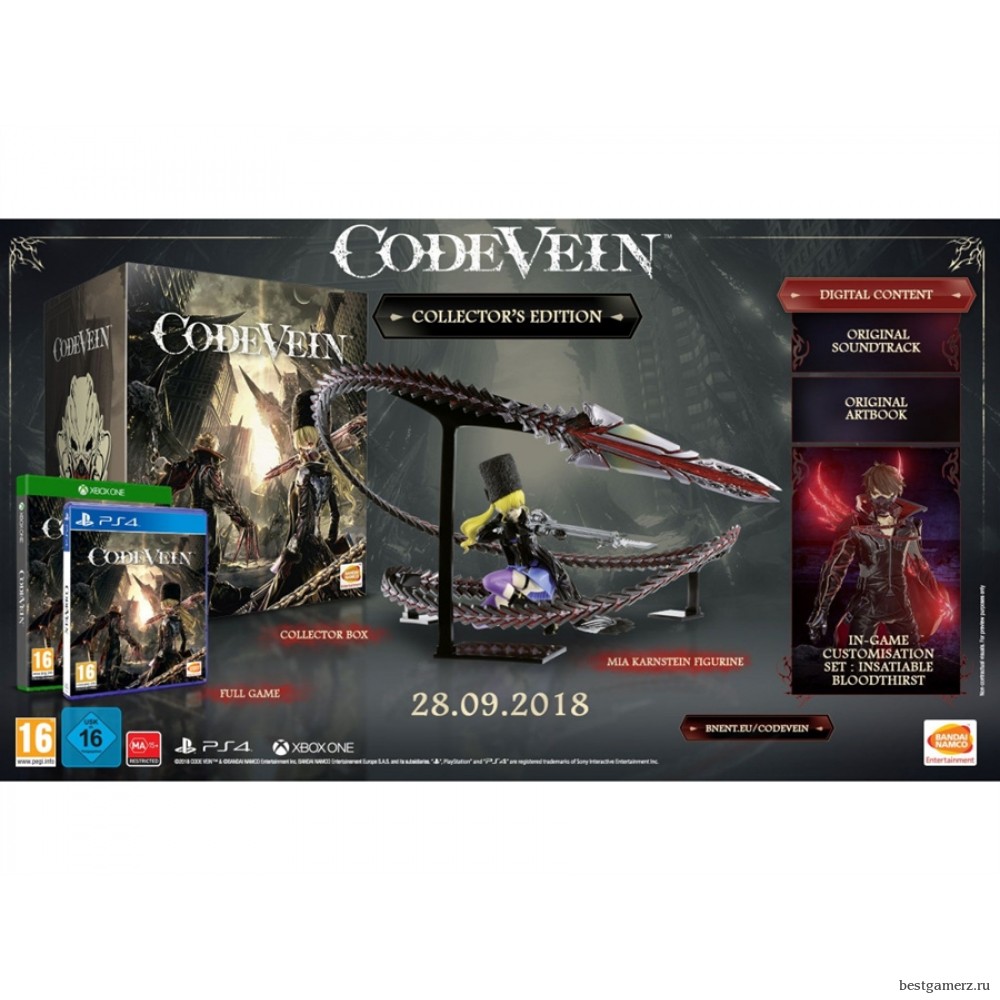 Коллекционное издание Code Vein - Collector's Edition Xbox One