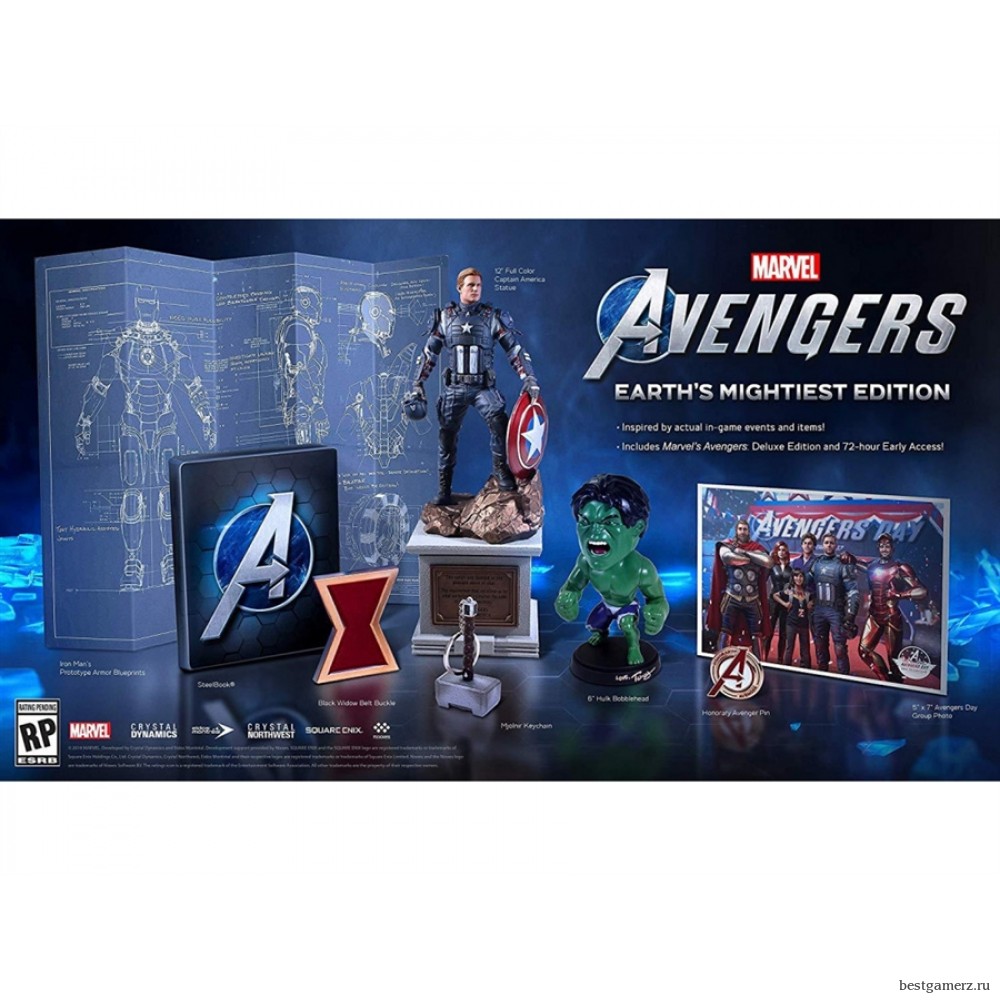 Коллекционное издание Marvel's Avengers Earth's Mightiest Edition PS4